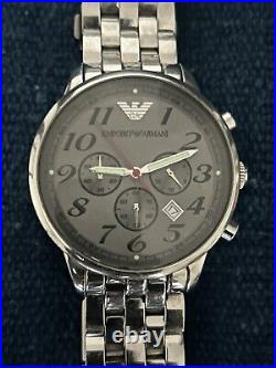 Emporio Armani Quartz Analogue Chronograph Stainless Steel Watch AR0624