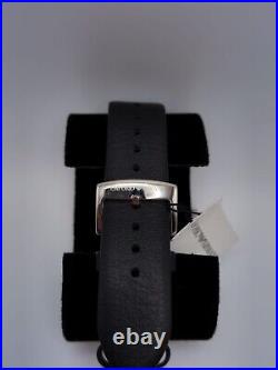 Emporio Armani Ruggero Men's Gift Set Grey Dial Watch And Black Leather Bracelet