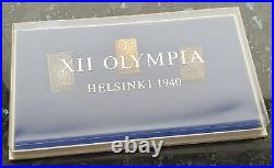 Finland Official Set Pin Badges Olympic Games Helsinki 1940 Goldsilverbronze