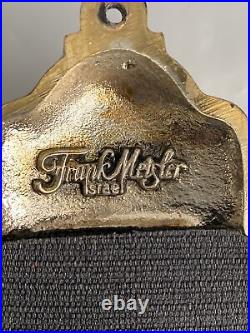 Frank Meisler Toledo Mezuzah Shadai Silver And Gold Plate With Scroll