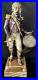 G. Vasari Silver Gold Plated Bronze Ltd Ed. 23/200 Sculpture Drummer France 1779