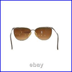 Giorgio Armani Bronze & Silver tone Metallic Designer Sunglasses