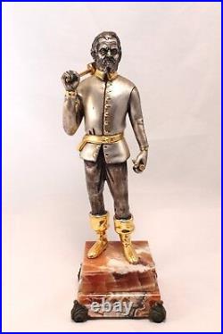 Gippe Vasari Blacksmith Gold & Silver Gilt Bronze Figurine 109/250