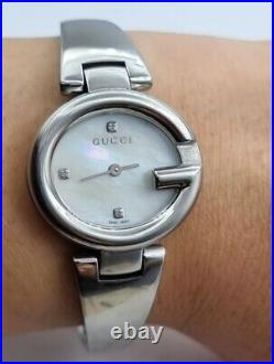 Gucci Genuine Ladies Guccissima Watch Model 134.5 Diamonds