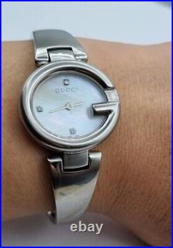 Gucci Genuine Ladies Guccissima Watch Model 134.5 Diamonds
