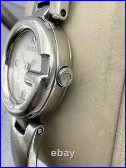 Gucci Guccissima Mother of Pearl Diamond Dial Watch