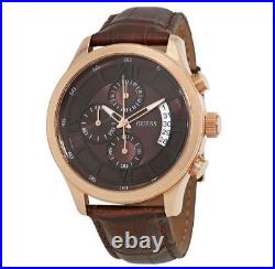 Guess Men's Quartz Watch With Brown Dial Chronograph DisplayW14052G2