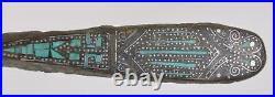 Han Dynasty Turquoise Gold and Silver Inlay Chinese Bronze Belt Hook