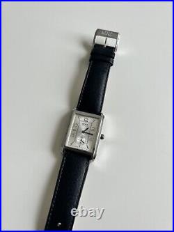 Hugo Boss Metropolis mens black silver designer 1100 suit wrist tank watch