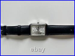 Hugo Boss Metropolis mens black silver designer 1100 suit wrist tank watch
