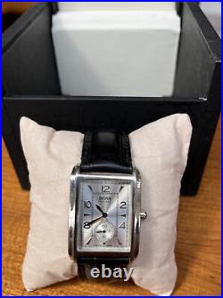 Hugo Boss Metropolis mens black silver designer 1100 suit wrist tank watch Rare