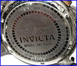 Invicta Men's Watch 4060 Two Tone Carbon Fiber Brown & Bronze Quartz 100M