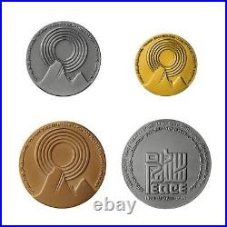 Israel-Egypt Peace Treaty set Gold Silver Bronze Medals
