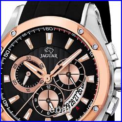 Jaguar Men's Wrist Watch Special Edition Sapphire Glass Quartz PU Black UJ689/1