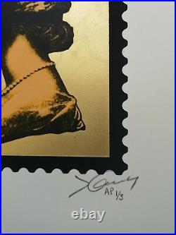 James Cauty Stamps of Mass Destruction 10yrs on Gold, Silver & Bronze signed 1/3