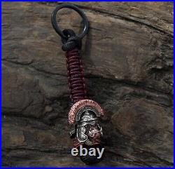 Knife Bead Gorilla Centurion Bronze Brass Silver Edc Paracord Lanyard Charm