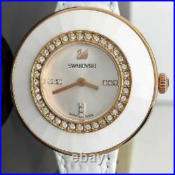 Ladies Watch Leather Strap Swarovski Swiss Made Watch Octea Dressy 5182265 NEW