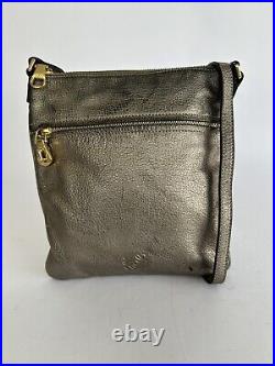 Loewe Brown Anagram Leather Crossbody Bag Bronze