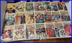 Long Box Lot Of 153 Half Coverless Comics Gold/silver/bronze Age Keys Marvel DC