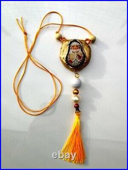 Lucky talisman matrioska russian ethnic jewel amulet attraction money good luck