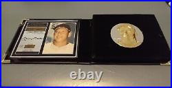 MANTLE YANKEES HIGHLAND MINT MAGNUM COINS Gold, Silver and Bronze Serial # 321
