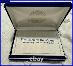MIM $50, $20, $10, $5 Coins ($USD) 25th Ann Set 1st Men on Moon! GEM MINT! RARE