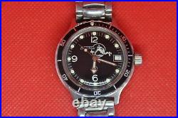 MINT VINTAGE Vostok Amphibian antimagnetic Diver watch SCUBA DUDE 2414a