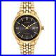 Mens Citizen Eco-Drive Gold Stainless Steel Watch with Black Face! RRP £270
