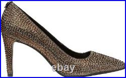 Michael Kors Woman's Dorothy Flex Pump Glitter Black/Bronze/Silver, Size8 M