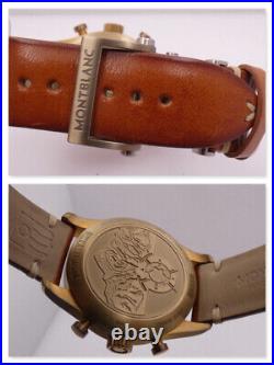 Montblanc 1858 Chrono 118223 Titanium&bronze New Box, Papers&stickers Watch