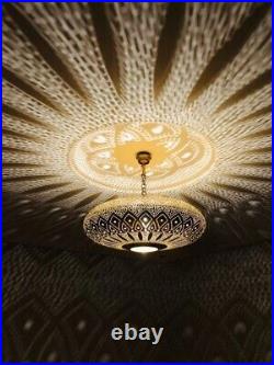 Moroccan handmade Pendant Light, Moroccan lamp, Hanging Lamp, Lampshades Lighting