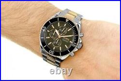 NEW Genuine Hugo Boss Ocean Edition HB1513705 Silver & Gold Steel Men's Watch