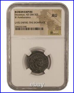 NGC AU Diocletian AD284-305 Aurelianianus / Antoninianus NGC Ancients Certified