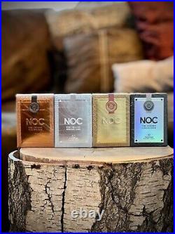 NOC V1 Luxury Edition Gold Silver Bronze Holo Foiled Playing Cards Collection