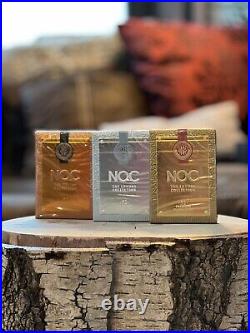 NOC V1 Luxury Edition Gold Silver Bronze Holo Foiled Playing Cards Collection