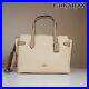 NWT Coach CH536 Hanna Carryall Pebble Leather Silver/Ivory Multi $550