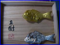 Naoki Tominaga Bronze Gold Leaf Silver Sea Bream