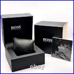 New Genuine Hugo Boss Hb1513339 Rose Gold & Silver Stainless Steel Mens Watch
