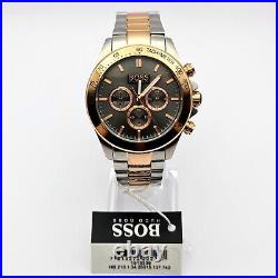 New Hugo Boss 1513339 Luxury Grey Dial Chronograph Quartz Wrist Mens Watch Uk