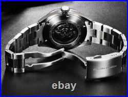 Pagani Design Automatic Merchanical Stainless Steel Black Dial Watch 44mm 10 Bar