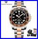 Pagani Design Men's Watch GMT Root beer two tone rose gold NH34