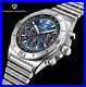 Pagani Design PD-1705 Stainless Steel Quartz Chrono with Blue Dial. Latest Model
