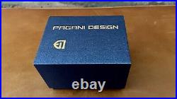Pagani Design PD-1705 Stainless Steel Quartz Chrono with Blue Dial. Latest Model