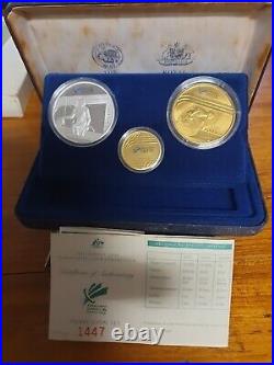 Paralympic 2000 MEDALS GOLD SILVER & BRONZE No. 1447 of 7500