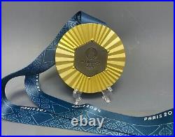 Paris Olympic Gold /Silver /Bronze Medals Ribbons & Display Stand Exact Replica