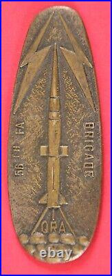 Pershing Nuclear Missile Professional Badge, Pershing Rock Bronze, QRA 56th FA