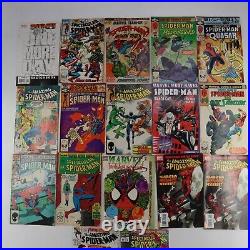 Peter Parker The Spectacular Spider-Man Bronze, Silver, Golden Age Marvel 37 Lot