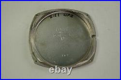 Piaget 18k White Gold Watch Ref. 12427 Tigers Eye Stone Dial Dates 1970's