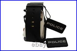 Police Mens Designer Watch PL14745JPBQG/22P Black Rubber Strap Bronze Bezel
