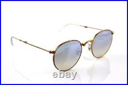 RARE Genuine RAY-BAN Round Metal FOLDING Bronze Copper Sunglasses RB 3532 198/9U
